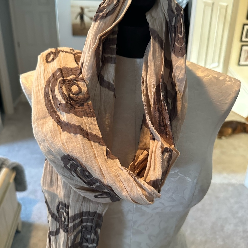 Missoni Beige and Brown Scarf